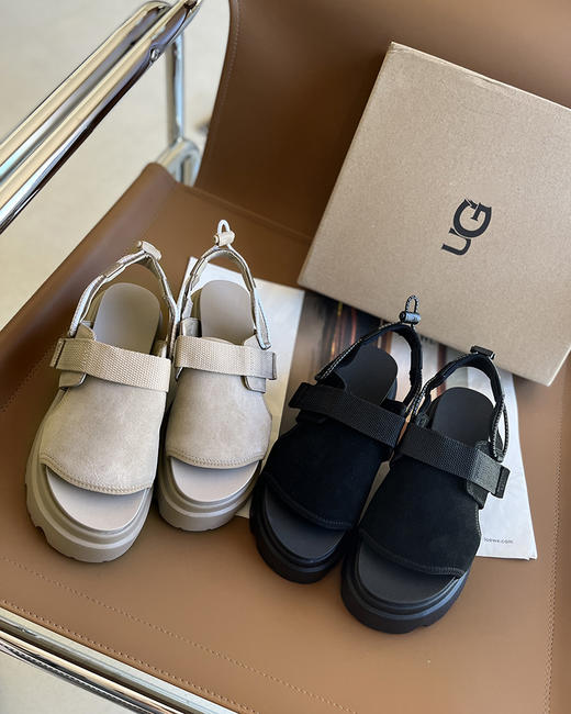 现货 THS 7.6-限时 ug家 布里斯班系列卡迪凉鞋复古厚底凉鞋 2色 BZ1192 商品图3