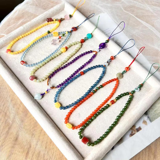 灵动七轮挂件手机链 商品图0