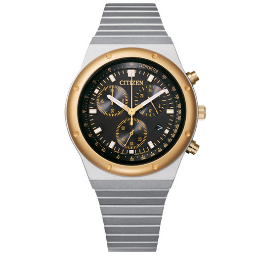 西铁城/CITIZEN复古光动能石英休闲经典男手表AT2544-64E 商品图1