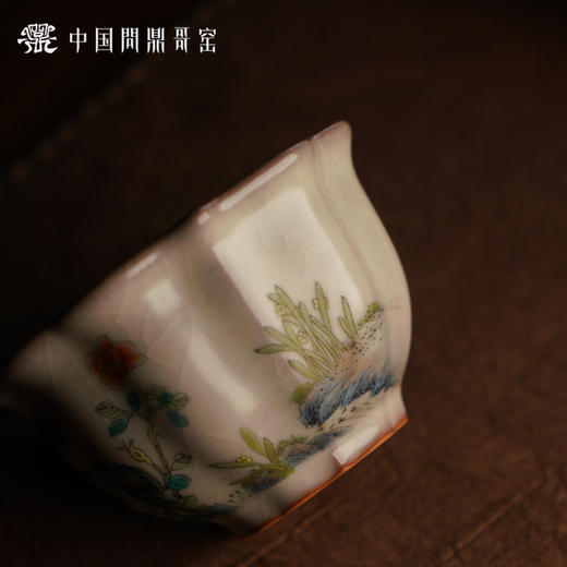 问鼎哥窑 致巧款宝相杯（夏趣）（缺货） 商品图1