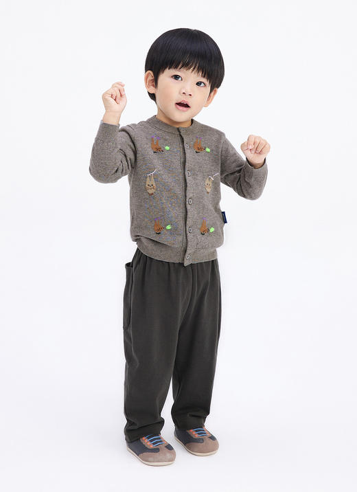 Jnby 24年秋款  短款开襟针织衫  YO7310870 商品图8