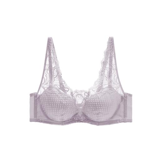 安莉芳 蜂巢杯内衣女士蕾丝大胸显小文胸EBW0872 商品图1