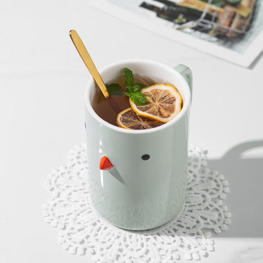 悠然小鸟红点马克杯 商品图3