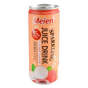 美恩荔枝果汁气泡饮料330ml/罐