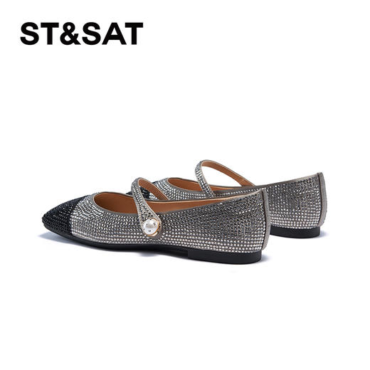 星期六优雅闪钻珍珠一字带玛丽珍SSC3111332 商品图10