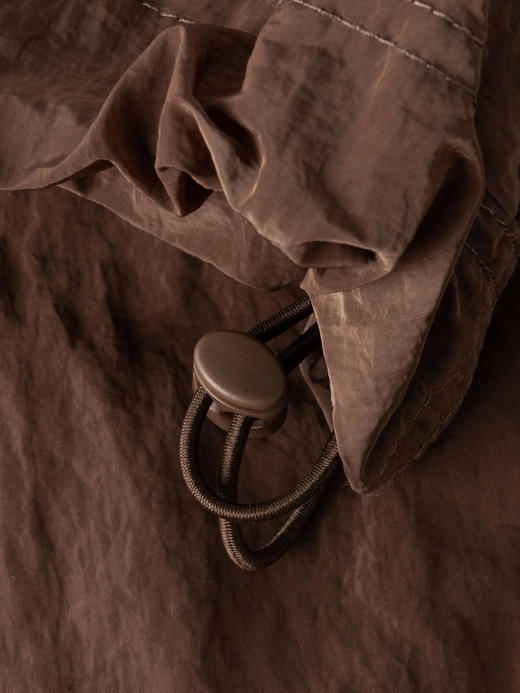 COCO ZONE 夏季薄款褶皱感半身裙休闲显瘦A字裙CC1C1575 商品图8