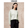 VIMAGE纬漫纪新中式气质通勤印花舒适印花上衣秋季新款V2209802 商品缩略图2