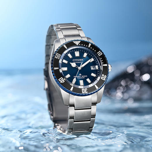 西铁城PROMASTER系列35周年限量纪念款机械潜水男表NB6026-56L 商品图11