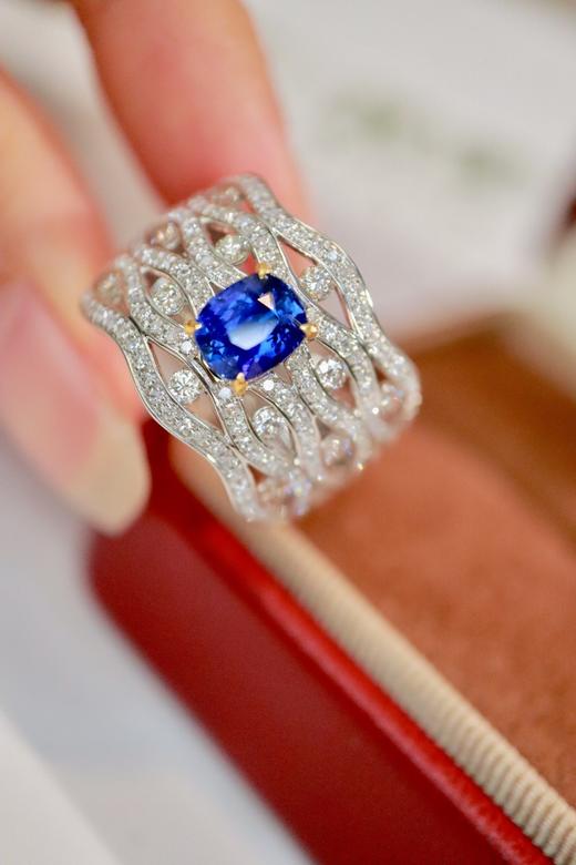 1.19ct 蓝宝石戒指 商品图2