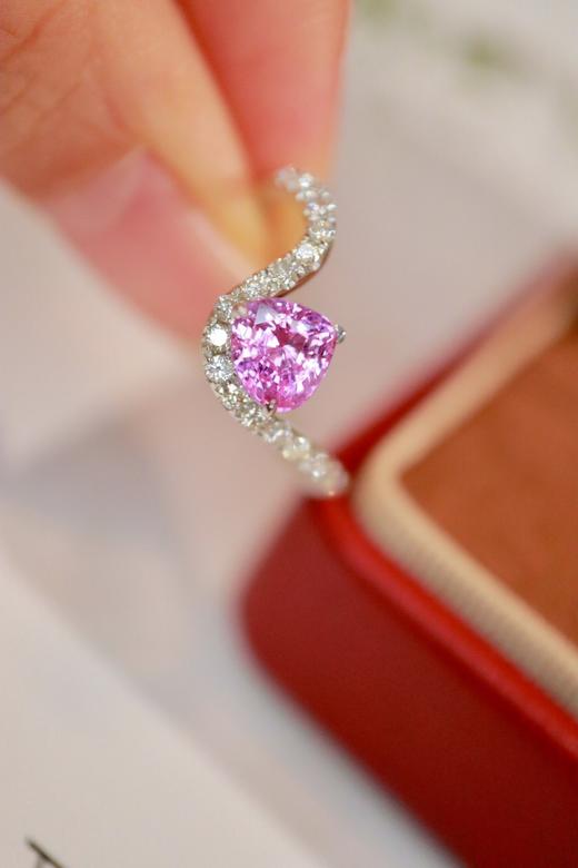 1.0ct 蓝宝石戒指 商品图2