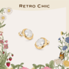 【江一燕&刘芳菲同款】Garden of Eden 伊甸园系列｜弗洛拉水晶耳钉 商品缩略图0