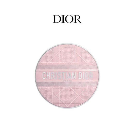 迪奥凝脂恒久气垫粉底(粉色刺绣藤格纹限定版) 商品图0