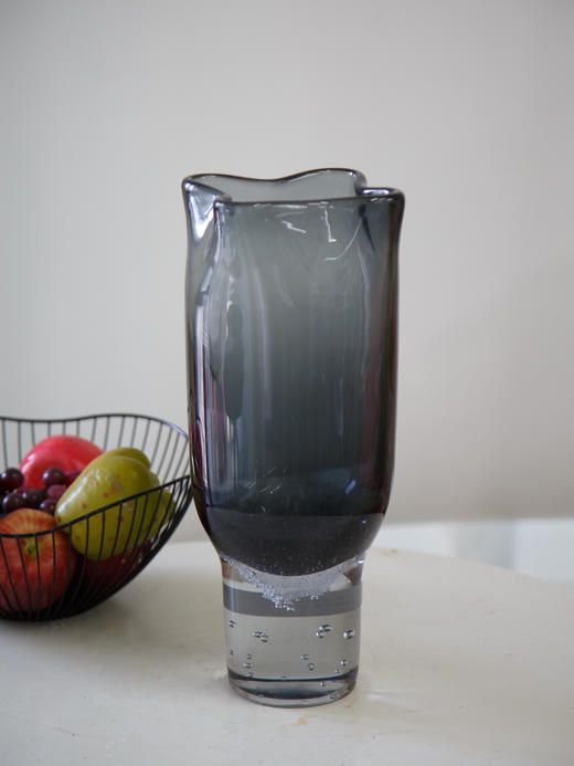 灰色玻璃花瓶 商品图0