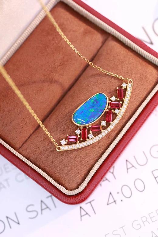 2.6ct 欧泊项链 商品图4