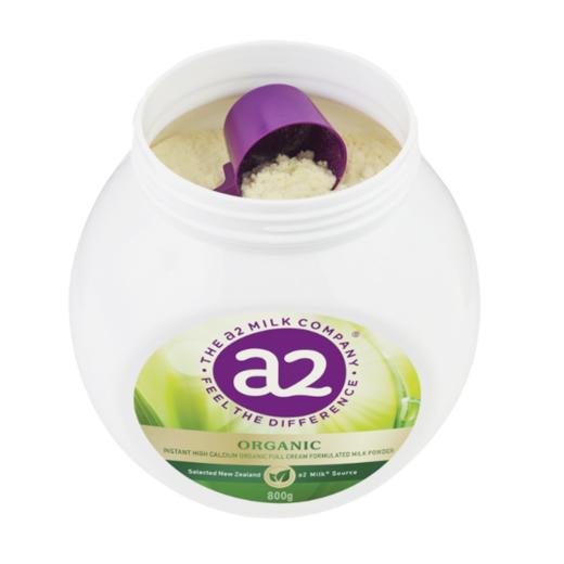 澳洲A2型蛋白质全脂高钙有机奶粉800g 商品图0
