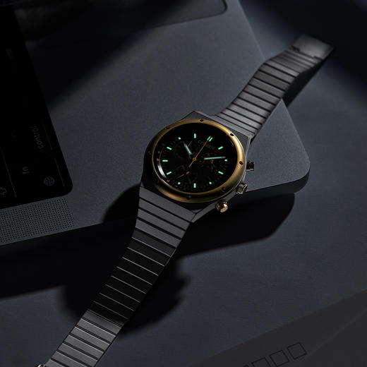 西铁城/CITIZEN复古光动能石英休闲经典男手表AT2544-64E 商品图10