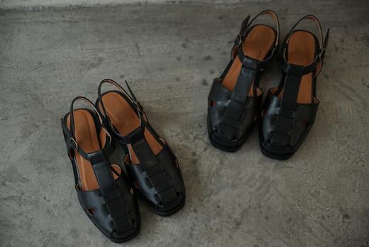 hcubuch黑色凉鞋 商品图2