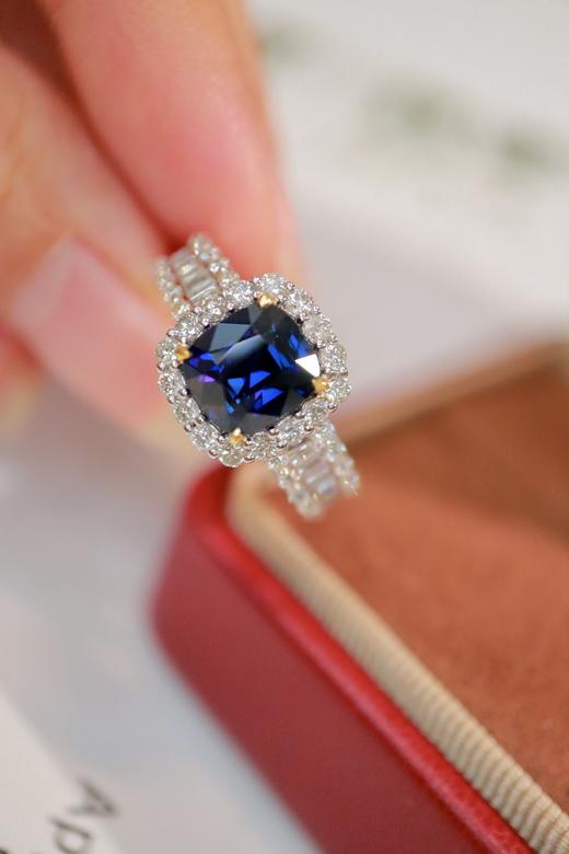 2.2ct 蓝宝石戒指 商品图7