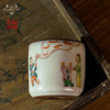 龙泉问鼎彩绘哥窑游君杯（童子纳福） 商品缩略图3