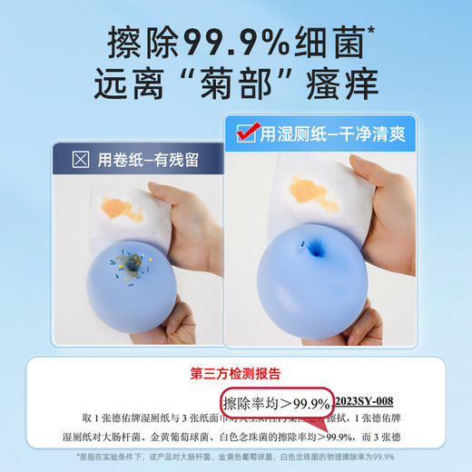 （GX）德佑纯水湿厕纸40抽*3包/5包/8包 商品图3