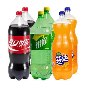 【5.9元/瓶】可口可乐/雪碧/芬达汽水2L