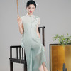 【翠兰】新中式国风高端，宽松日常旗袍连衣裙XGT-Q24076 商品缩略图3
