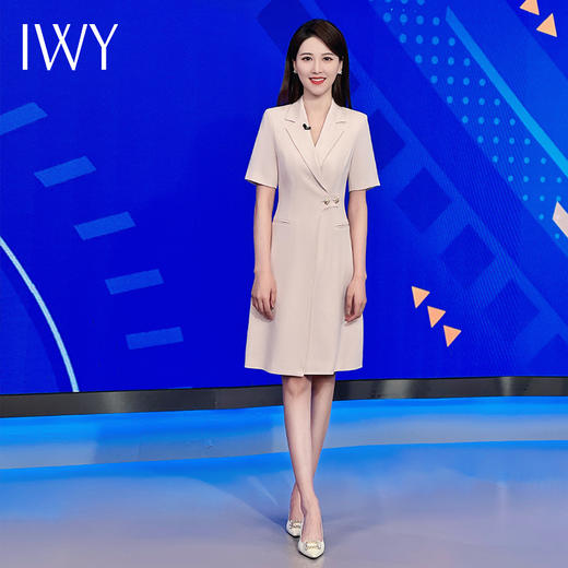 IWY/粉色西装连衣裙 Q1132-P 商品图2
