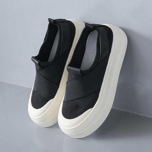 重磅推荐💥比皮鞋还舒服！比运动鞋会好看！超百搭👍【千吉娜Chigina.厚底帆布渔夫鞋】一脚蹬懒人通勤必备单品✅ 商品图3