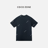 COCO ZONE 季字母百搭短袖T恤休闲圆领上衣CC1B1248 商品缩略图1
