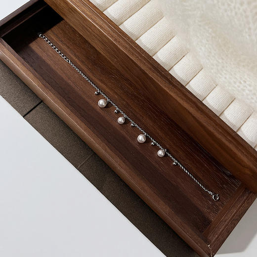 【送蝴蝶结首饰盒❗️❗️法式时尚满天星珍珠手链】新款s925纯银满天星珍珠手链女，精致小巧时尚百搭，法式ins小众设计感手饰diy送老婆送闺蜜情人节生日礼物QQ手工饰品新年礼盒年货礼盒 商品图2