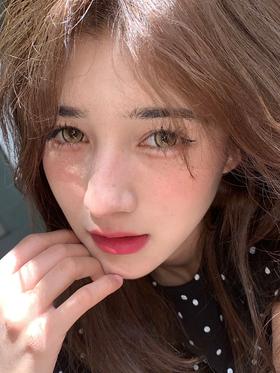 Kaylens月抛美瞳 甜橙柠棕 14.5mm