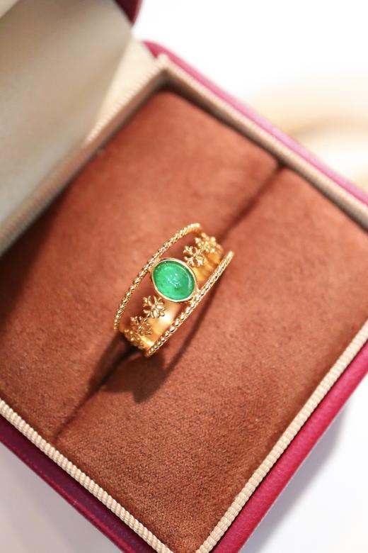 0.57ct 3.7g 祖母绿戒指 商品图2