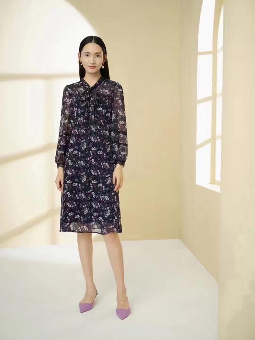 4F 玖姿 印花连衣裙 商品图0