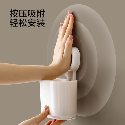 FaSoLa吸盘置物架卫生间壁挂式免打孔浴室洗手台洗漱台厕所收纳架 商品图1
