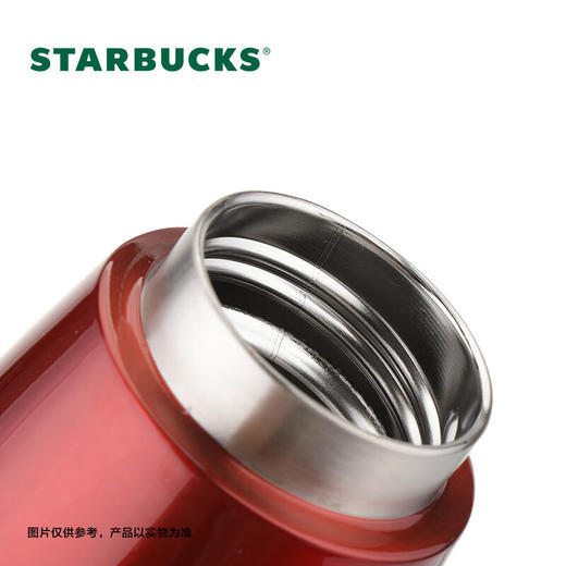 星巴克  开运红款不锈钢提手杯503ml 商品图2