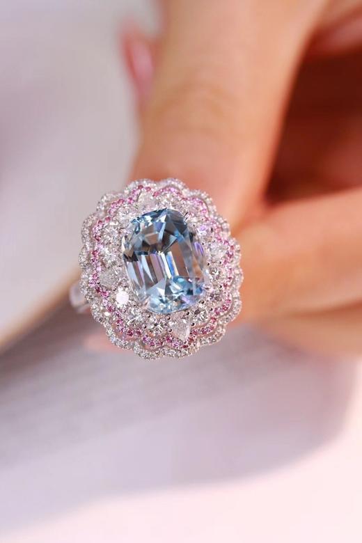 4.81ct 蓝宝石戒指 商品图0