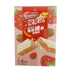 雀巢脆脆鲨草莓味威化饼干36g