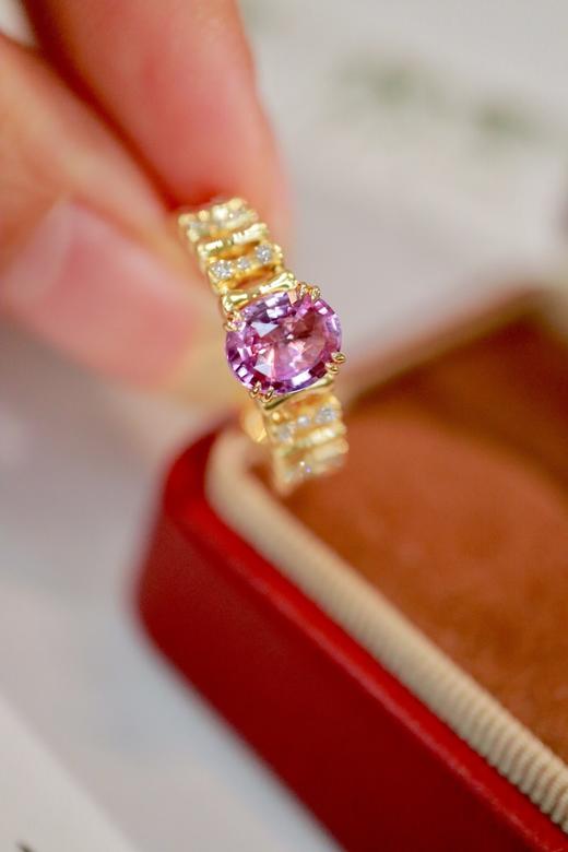 1.04ct 蓝宝石戒指 商品图5