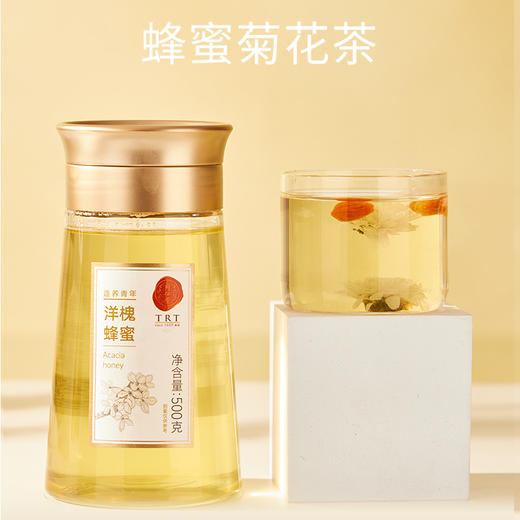 【正宗同仁堂品牌】北京同仁堂 洋槐蜂蜜500克 漏斗型瓶装 原料纯粹 拒绝添加 便携易使用SY 商品图4