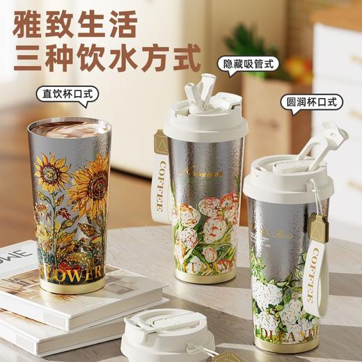 纯钛高档咖啡杯保温杯男女高颜值便携智能水杯随行送礼车载水杯子 商品图4