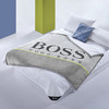 Hugo Boss LOGO格纹羊羔绒毯 140×180cm 商品缩略图0