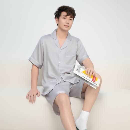 多喜爱 夏季天丝睡衣/家居服（短袖长裤款/短袖短裤款/长袖长裤款） 商品图2