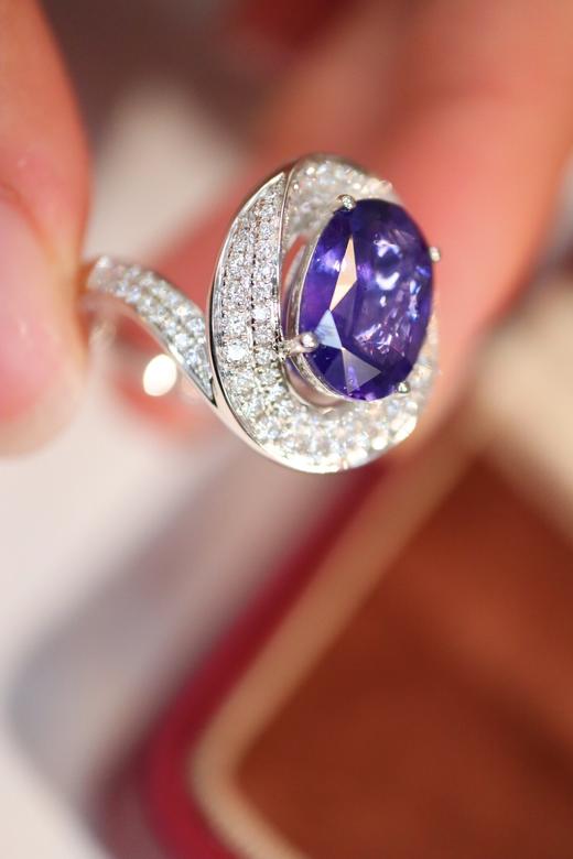 3.06ct 蓝宝石戒指 商品图7