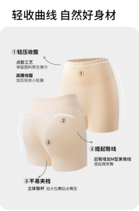 ✅【简出色冰椰全能裤】✨1、这条等于内裤+安全裤+提臀裢三合一的全能裤！🌸怕热或是爱穿小裙子的超级适合！ ❤️