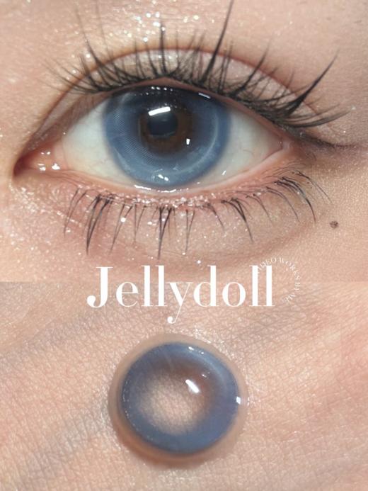 Jellydoll 日抛 水冰月 14.5mm 蓝 一盒十片装 有半年抛 商品图2