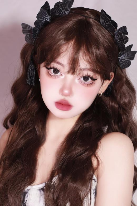 Jellydoll 半年抛 灵动泡泡/夹心奶酪/无辜泪眼 14.2mm 灰/棕/黑 拍下即为一副两片 商品图6