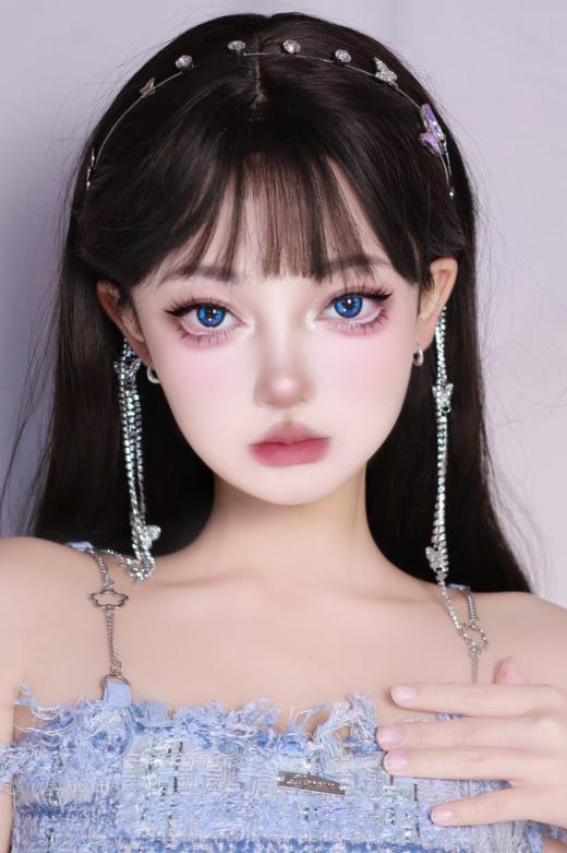 Jellydoll 半年抛 冰河时期/银山雪姬/印尼火山 14.5mm 蓝/灰/棕 拍下即为一副两片 冰河时期有日抛 商品图2