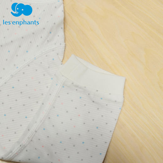 丽婴房-内衣类（春）B8两粒扣上衣 多彩星星超薄提条 商品图1