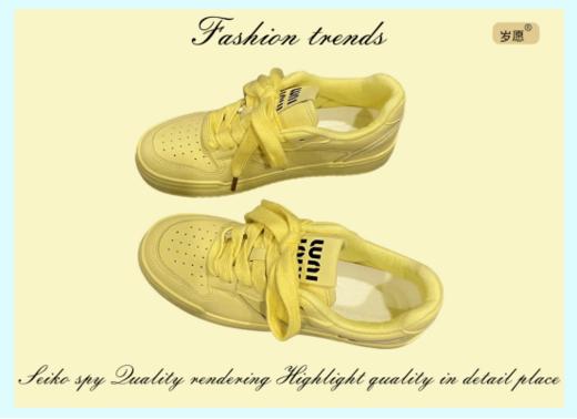 🔥【岁愿糖果色低帮透气百搭原宿风休闲板鞋】💥上脚后真的相当的耐看和美颜~🌸 商品图4