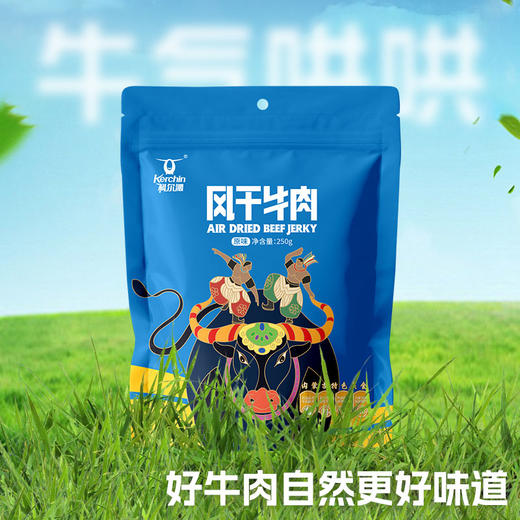 科尔沁风干牛肉250g/袋手撕牛肉休闲零食独立包装内蒙特产 商品图2